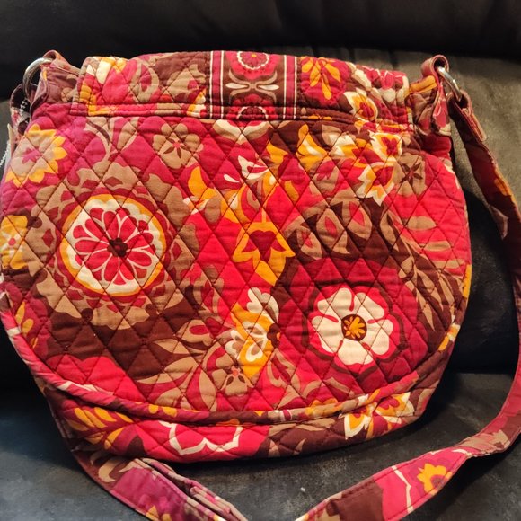 BUNDLE OF 2 VERA BRADLEY CARNABY TOTES GOOD CONDITION - 1 REVERSABLE - Picture 12 of 16